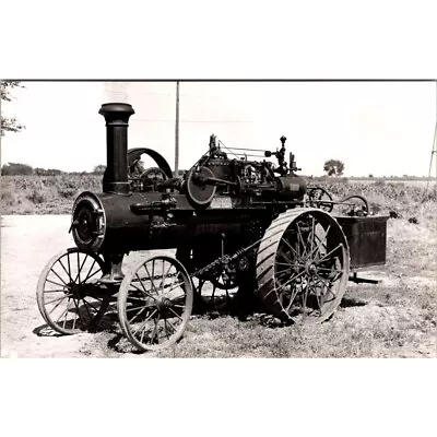 Vintage Historic RPPC Postcard F20 Nichols & Shepard 25-85hp Steam Tractor • $27.30