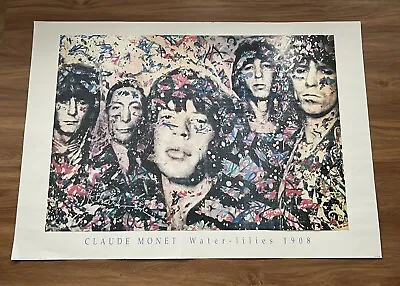 MR BRAINWASH The Rolling Stones Mick Jagger Authentic Lithograph Poster Pop Art • $759.05