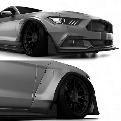 Front Fender Flares V1 (wide Body) For Ford Mustang VIth S550 S1/S2 (15-17) • $950