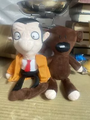 Mr. Bean Rowan Atkinson Plush Doll & Mr. Bean Teddy Plush Doll 11” For Both • $34