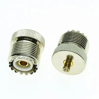 MCX Male Plug To UHF SO-239 Female Jack Connector Adapter For Radio Antenna • $3.29