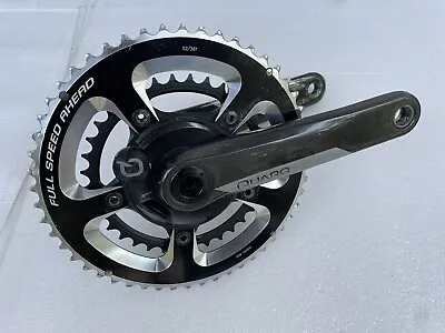 Sram/Quarq (AXS) DZERO DUB Road Power Meter Crankset. 1725mm. 52/36. • $470