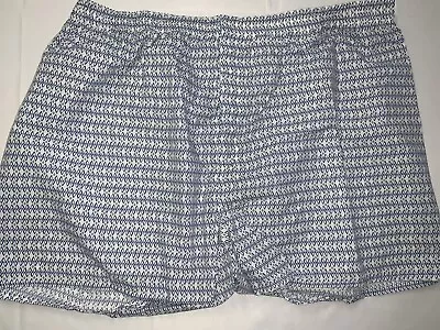 NEW Vintage Fruit Of The Loom Blue Boxer Shorts UNDERWEAR Sz XXL NWOT MCM • $9.99