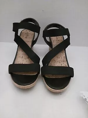 Merona Women Espadrille Platform Wedge Sandals Ankle Strap Sz 11 • $15