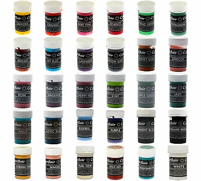 £4.49 • Buy SUGARFLAIR CONCENTRATED FOOD COLOURING PASTE GEL 50COLOURS 25g!