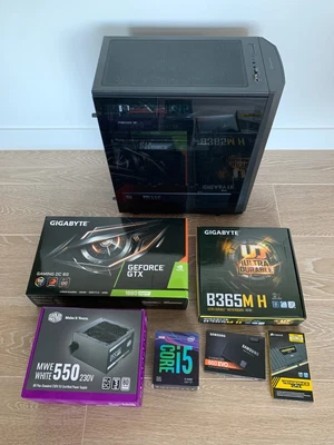 $1100 • Buy Custom Gaming PC Intel I5-9400F 500GB SSD GTX 1660 Super 6GB NEAR NEW