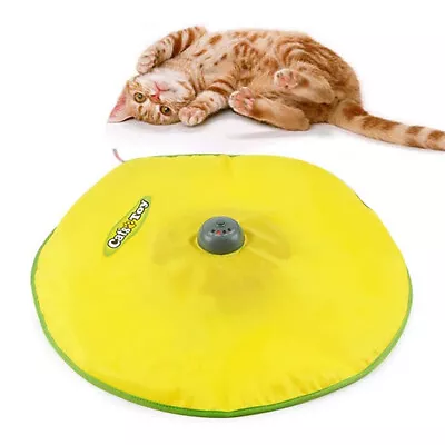 Electronic Cat Toy Fabric Cat's Meow Undercover Moving Mouse Fun • $21.99