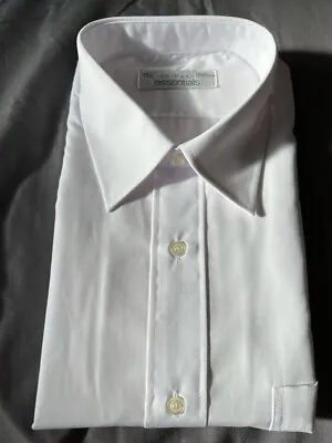 Mens Shirts Half Sleeve Formal Classic Cotton/Polyester. SIZE 15.5 NEW • £6