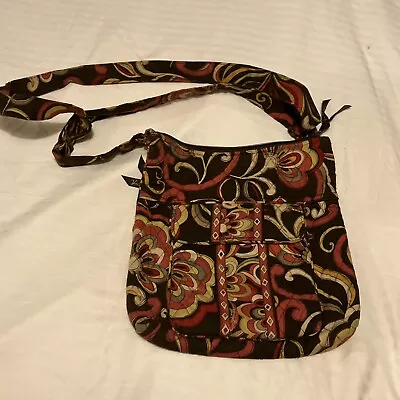 Vera Bradley Libby Puccini Retired Pattern Crossbody Shoulder Hobo Medium • $9.09