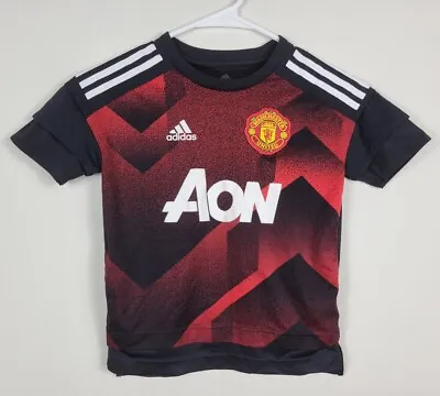 Manchester United Adidas Soccer Training Shirt Pre Match Youth Size XS • $19.99