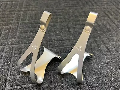 NOS Vintage CINELLI  Alloy Pedal Toe Clips - NEW Never Used. • $34.99