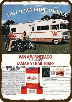 1972 WINNEBAGO CHIEFTAIN II Motor Home Vintge-Look DECORATIVE REPLICA METAL SIGN • $24.99