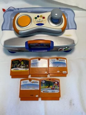 Vtech V.Smile V-Motion Active Learning Console 1 Controller And 6 Cartridges  • $25