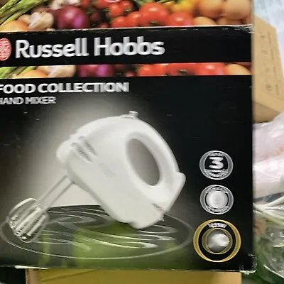 Russell Hobbs Electric Hand Mixer Whisk 6 Speed Food Collection 125W *NO WHISK* • £14.49