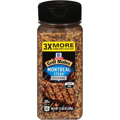 Grill Mates Gluten Free Grill Mates Montreal Steak Seasonings • $6.99