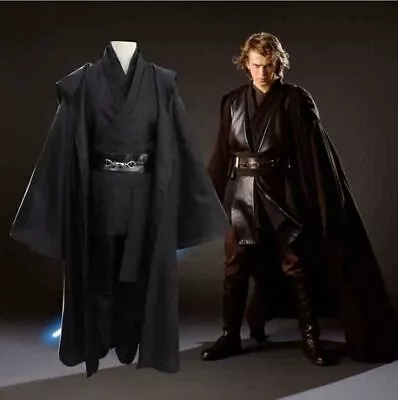 Star Wars Cosplay Costume Anakin Skywalker Jedi Robe Fantasia Role Play Cloak • $105.48