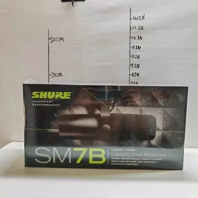 Shure SM7B Cardioid Dynamic Vocal Microphone Wired Dynamic Microphone New Sealed • $172.99
