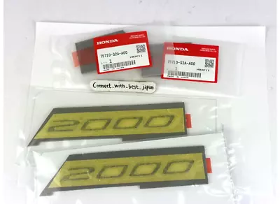 HONDA GENUINE S2000 Side S 2000 Emblem Set 4 Parts 75710 - S2A - A00 X2 75711 X2 • $97.49