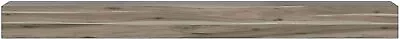 Acacia 48  Shelf Or Mantel Shelf With Weathered Gray Finish And Natural Distr... • $283.72