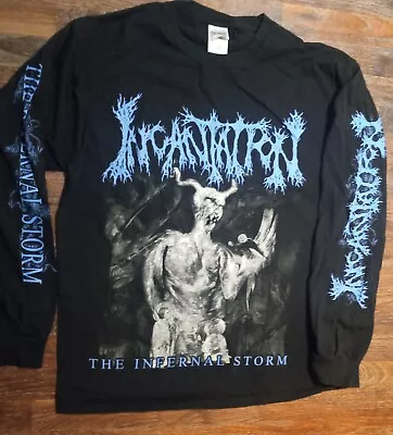 Incantation  Large Longsleeve T-Shirt Spectral Voice Immolation Demilich Autopsy • $39.99