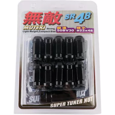 Muteki Sr48 20pcs Extended Wheels Tuner Lug Nuts (open End/12x1.25/black) • $49.80
