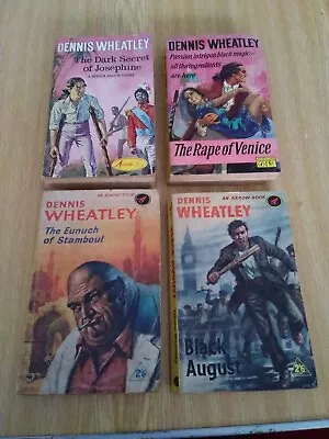 £4 • Buy Dennis Wheatley Bundle Of 4 Arrow  1960's Paperback Books