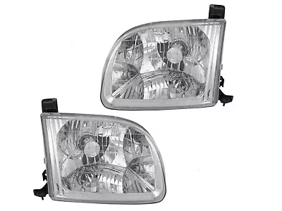 For 00 01 02 03 04 Tundra Access Cab Headlamp Passenger Right + Driver Left Pair • $80.85