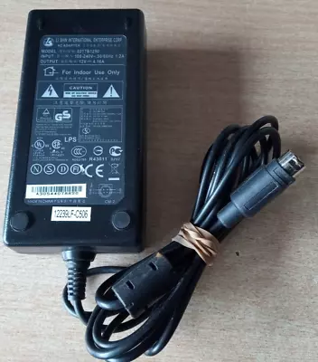 LI SHIN AC Power Adapter - PSU - 12V 4.16A - 4 PIN DIN Connection - 0217B1250 • £9.99