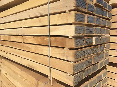 NEW  HARDWOOD L. Oak Railway Sleepers Grade  A  Delivery Available! • £30.60