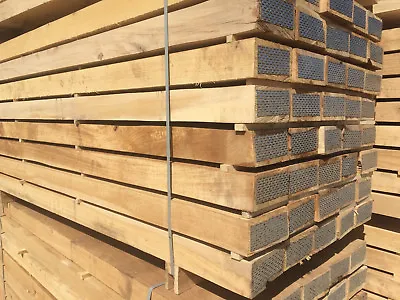 NEW  HARDWOOD L.Oak Railway Sleepers Grade  A  Delivery Available! • £30.60