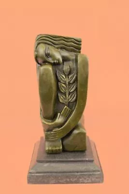 Mid Century Modern/Dali Inspired Abstract Figurative Bronze Sculpture Figurine • $179.50