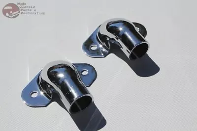 $96.55 • Buy 41-53 Chevy GMC Stepside Pickup Truck Rear Tail Gate Tailgate Hinges Pair Chrome