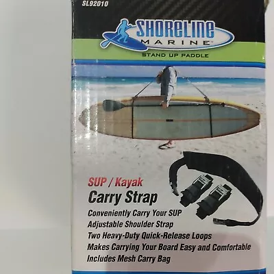 (2) Shoreline Marine SUP Kayak Carry Strap Adjustable W/Mesh Carry Bag • $17.99