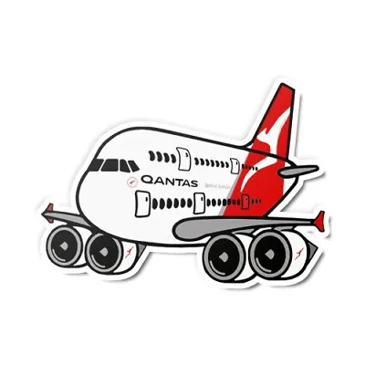 Qantas Airbus A380 Die Cut • $3.86