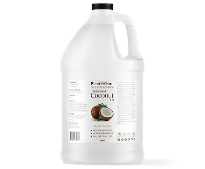 Fractionated Coconut Oil Gallon 8 Lbs. Bulk Carrier For Essential Oils Skin Hair • $52.40