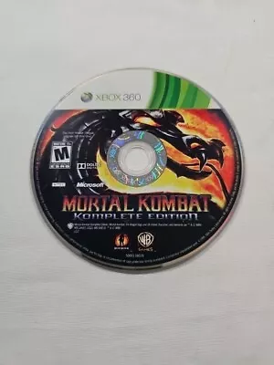 Mortal Kombat Komplete Edition (Microsoft Xbox 360 2012) Disc Only Tested • $16.99