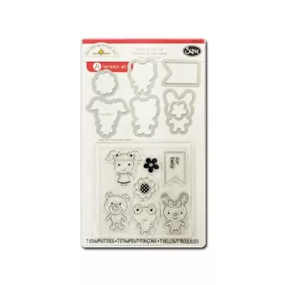 SIZZIX® FRAMELITS STAMP & DIE CUT SET - BABY GIRL By DOODLEBUG INC™ • £3.50