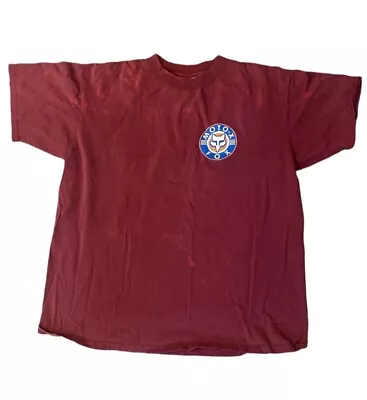 Vintage Moto-X Fox Burgandy Tshirt Oneita XL • $44.99