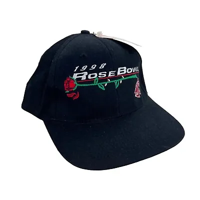 NOS VTG 90s WASHINGTON STATE COUGERS WSU 1998 ROSE BOWL SNAP BACK HAT NWT • $739.76