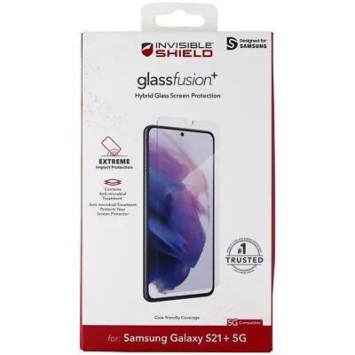 $7.69 • Buy ZAGG InvisibleShield (GlassFusion+) Hybrid Glass Screen For Galaxy (S21+) 5G