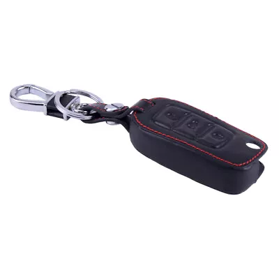 Leather Key Case Cover Holder Fit For VW Beetle Golf Jetta Remote Flip Key Ko • $9.20