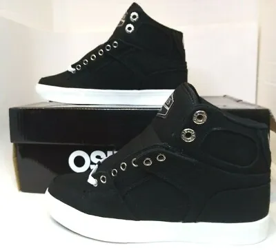 Osiris Women's Nyc 83 Vlc Dcn Skateboarding ShoesBlack Silver5 US NEW IN BOX • $74.99