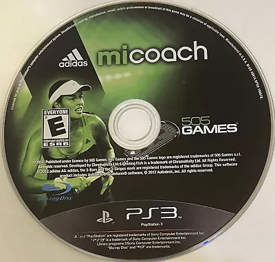 MiCoach (Sony PlayStation 3 2012 PS3) DISC ONLY | NO TRACKING | M2436 • $3.95