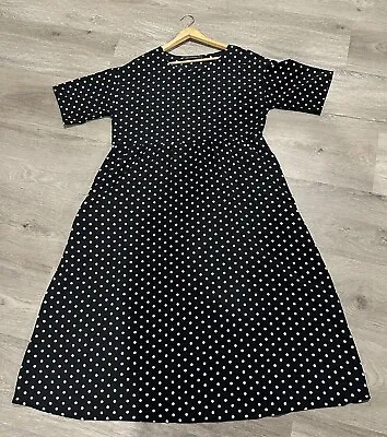 Womens Summer Short Sleeve Loose Waist Maxi Dress SIZE L NWOT • $20