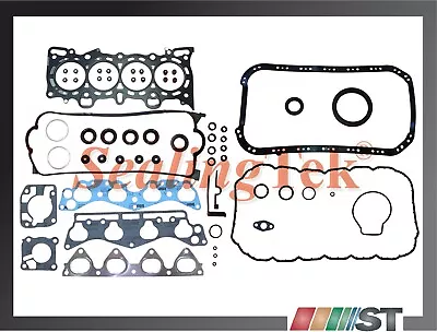 Fit 96-00 Honda 1.6 SOHC 16V D16Y Engine Full Gasket Set D16Y8 D16Y7 D16Y5 Motor • $56.98