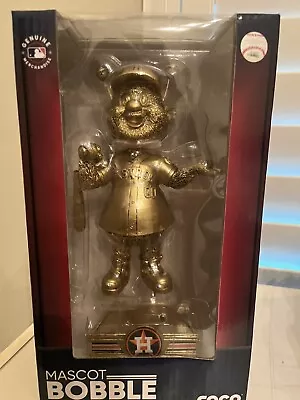 Orbit Gold Plated Mascot Bobblehead Houston Astros New In Box • $99