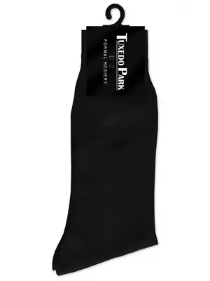 $7.25 • Buy Men's Dress Thin Black Formal Tuxedo Socks Tux Sox Hosiery 7.5 - 13