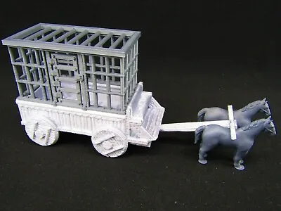 Slave Wagon W/ Cell  Scatter Terrain Scenery 3D Printed Mini Miniature Model • $19.99