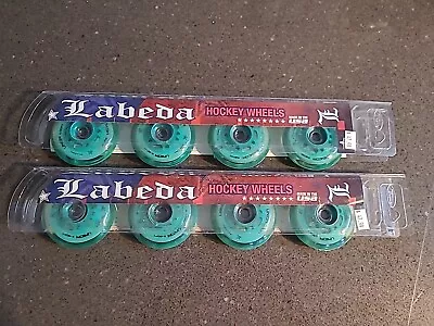 2 X Labeda Inline Roller Hockey Wheels 68mm Union Soft New  4-Pack USA • $58.95