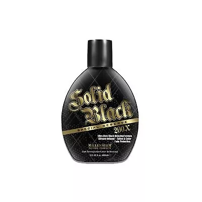 Millennium Tanning Solid Black Special Reserve 200X Tanning Lotion W/Tattoo ... • $57.39